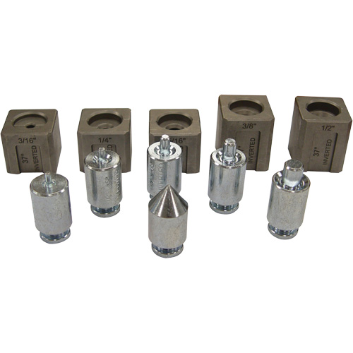 Ensemble d'adaptateurs pour &eacute;vasement simple et double 37° Kelford