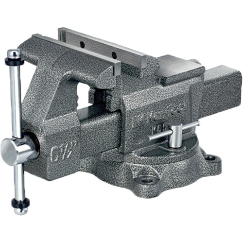 K65 Professional Workshop Vise, 6-1/2" Jaw Width, 3-7/8" Throat Depth, Swivel Base Kelford
