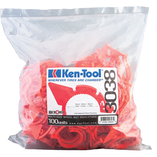 HexChex Multi-Size Loose Wheel Nut Indicator Kelford