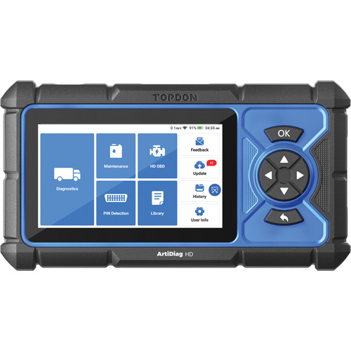 Outil de diagnostic robuste 5" ArtiDiag HD avec fonctions d'entretien Kelford