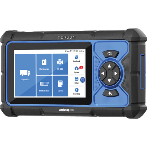 Outil de diagnostic robuste 5" ArtiDiag HD avec fonctions d'entretien Kelford