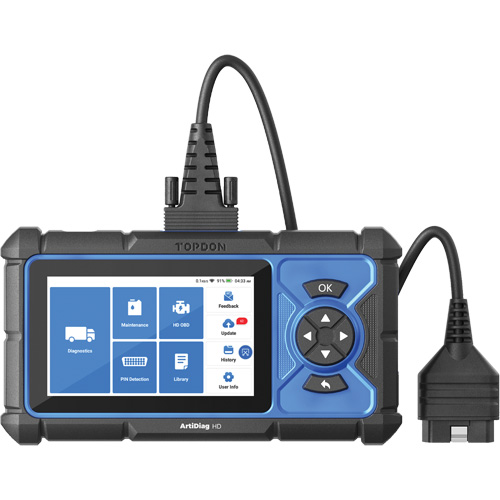 Outil de diagnostic robuste 5" ArtiDiag HD avec fonctions d'entretien Kelford