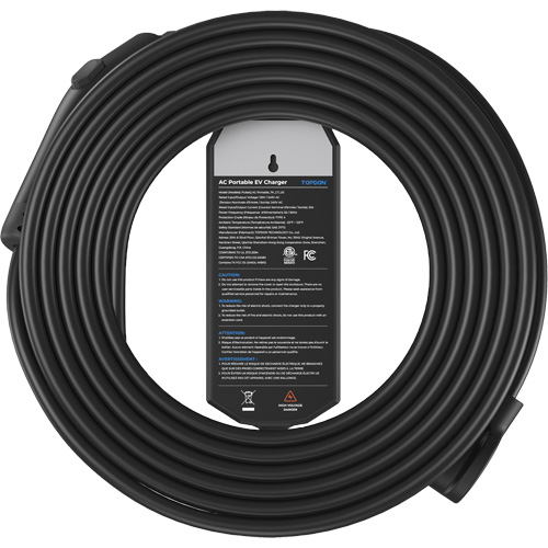 Fiche NEMA 6-50 portable PulseQ AC, 32 A, Niveau 2 CA, Connecteur Type 1 (SAE J1772) Kelford