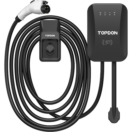 Chargeur r&eacute;sidentiel PulseQ AC pour VE avec mode identification par radiofr&eacute;quence (RFID), 40 A, Niveau 2 CA, Connecteur Type 1 (SAE J1772) Kelford