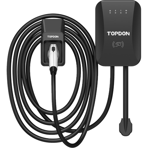 Chargeur r&eacute;sidentiel PulseQ AC pour VE avec mode identification par radiofr&eacute;quence (RFID), 40 A, Niveau 2 CA, Connecteur Type 1 (SAE J1772) Kelford