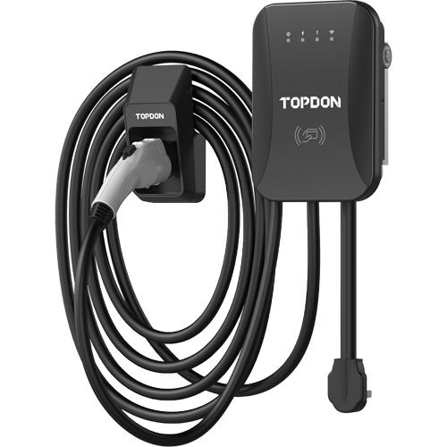 Chargeur r&eacute;sidentiel PulseQ AC pour VE avec mode identification par radiofr&eacute;quence (RFID), 40 A, Niveau 2 CA, Connecteur Type 1 (SAE J1772) Kelford