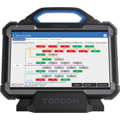 Outil de diagnostic Phoenix Max de niveau &eacute;quipement original de 13,3" avec station daccueil et oscilloscope &agrave; 4 voies Kelford
