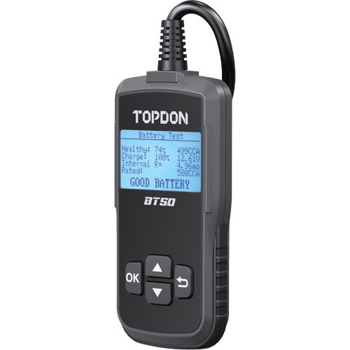 Testeur de batterie, de charge et de d&eacute;marrage BT50 avec imprimante Kelford