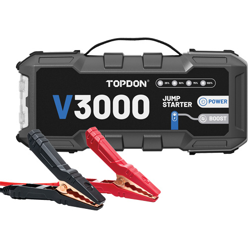 Survolteur, banque d'alimentation et lampe de poche V3000 Kelford