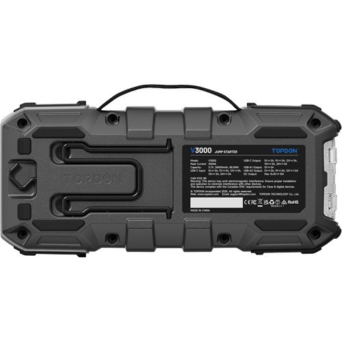 Survolteur, banque d'alimentation et lampe de poche V3000 Kelford