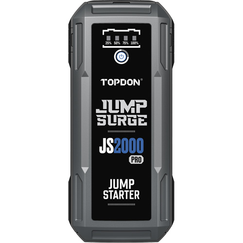 D&eacute;marreur de secours, banque d'alimentation et lampe de poche JumpSurge2000Pro &agrave; 2500 A de pointe Kelford