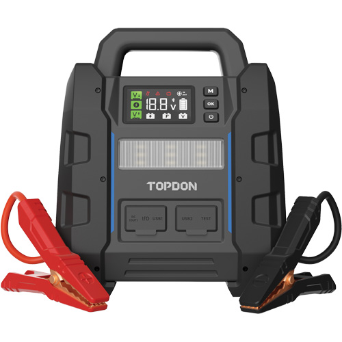 V4500 2-en-1: d&eacute;marreur de secours de 4500 A de pointe, batterie & testeur de syst&egrave;me Kelford