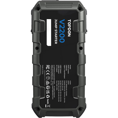 Survolteur, banque d'alimentation et lampe de poche V2200 Kelford