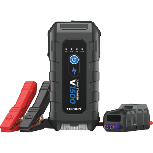 D&eacute;marreur d'appoint, survolteur, banque d'alimentation et lampe de poche V1500 Kelford