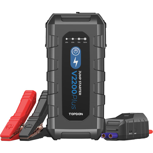 V2200Plus 2-en-1: d&eacute;marreur de secours 2200 A de pointe, testeur de batterie et de syst&egrave;me Kelford