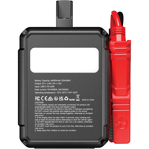 Survolteur V4000 HD 12 V/24 V 4000 A Kelford