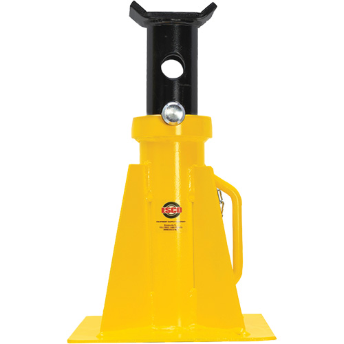 Pin Style Jack Stand, Locking Pin, 25 tons Capacity, 15-3/4" - 26-3/4" H Kelford