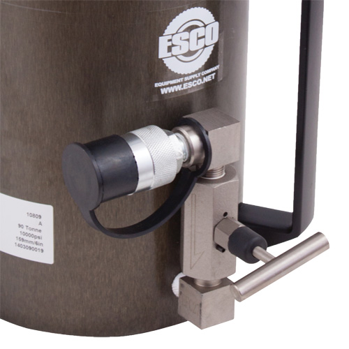 Safety Jack, Locking Collar, 100 tons Capacity, 13-37/100" - 19-3/5" H Kelford