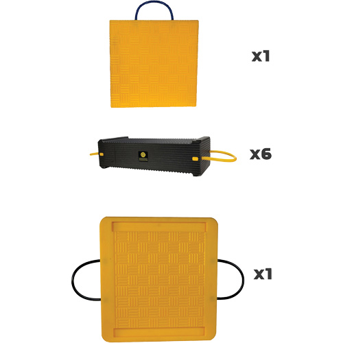 Ensemble de syst&egrave;me de sout&egrave;nement en composite CribLok 8 mcx Kelford