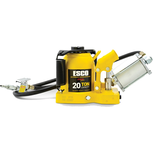 Pro Series “Shorty” Bottle Jack, 20 Ton(s), Air Hydraulic, 12-5/8" Raised Height Kelford