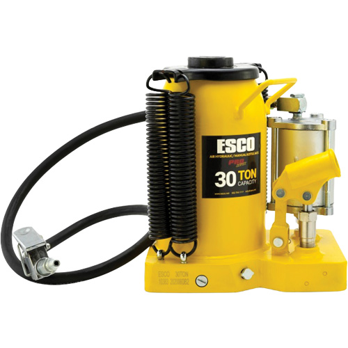 Pro Series  Bottle Jack, 30 tons, Air Hydraulic, 20" Raised Height Kelford