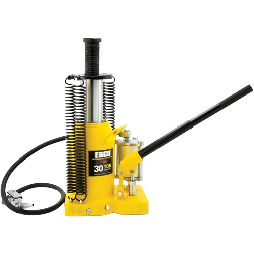 Pro Series  Bottle Jack, 30 tons, Air Hydraulic, 20" Raised Height Kelford