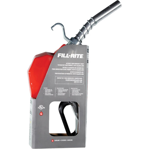 Red Automatic Gasoline Spout Nozzle Kelford