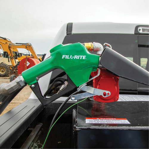 Green Automatic Diesel Spout Nozzle Kelford