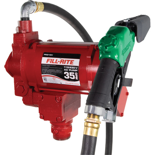 115/230V AC Fuel Transfer Pump with Nozzle Kelford