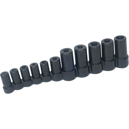 Jeu de 11 douilles pour tarauds avec 3 tailles pour tarauds non-MCTI Kelford