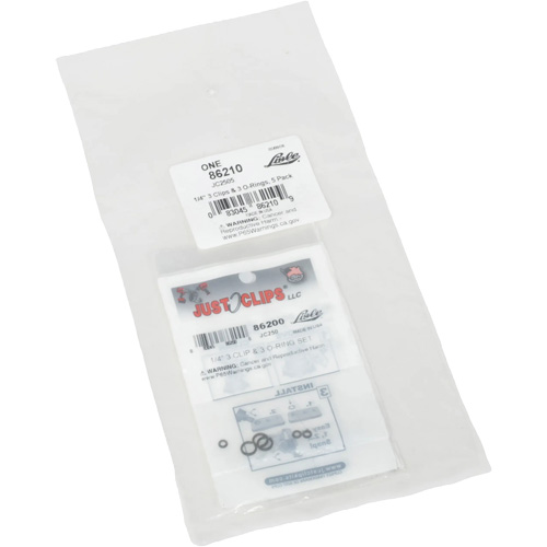 1/4" Clips & O-Rings Set - Bulk Kelford