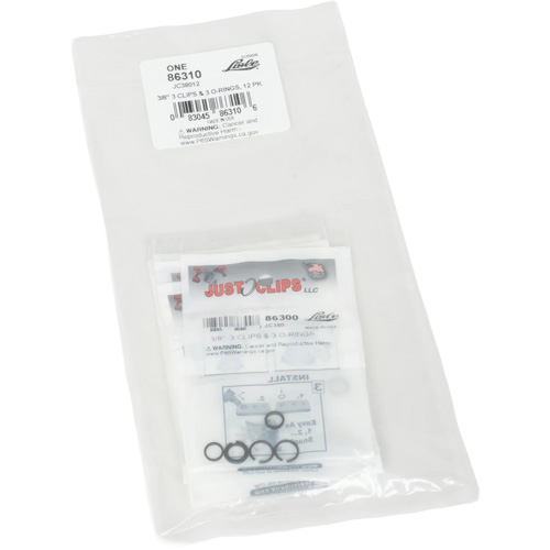 3/8" Clips & O-Rings Set - Bulk Kelford