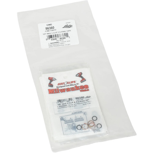 3/8" Clips & O-Rings Set for Milwaukee - Bulk Kelford
