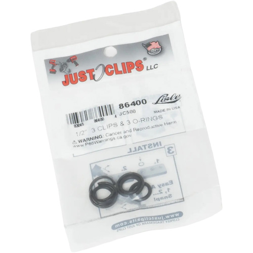 1/2" Clips & O-Rings Set Kelford