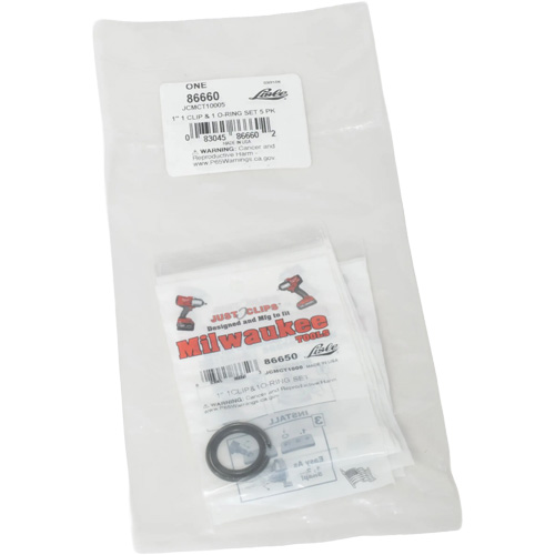 1" Clips & O-Rings Set for Milwaukee - Bulk Kelford