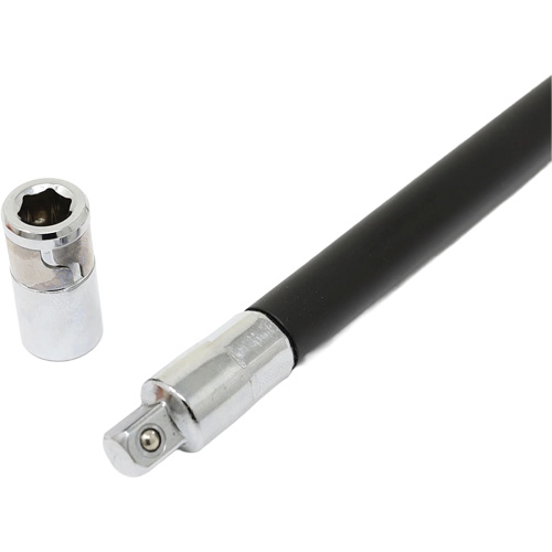 Tournevis flexible extra-long avec adaptateur carr&eacute; 1/4" x hexagonal 1/4" Kelford