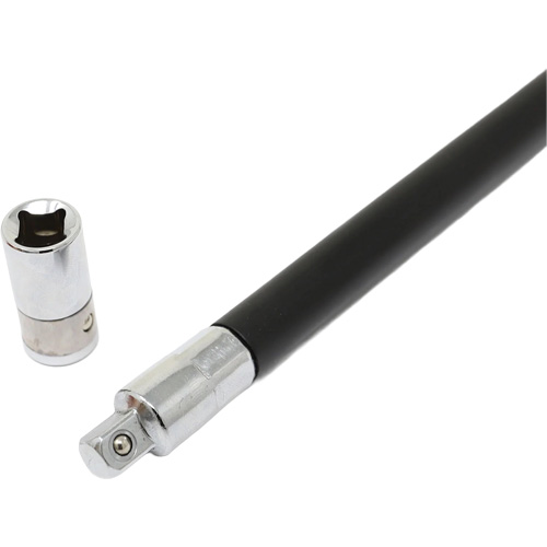 Tournevis flexible extra-long avec adaptateur carr&eacute; 1/4" x hexagonal 1/4" Kelford