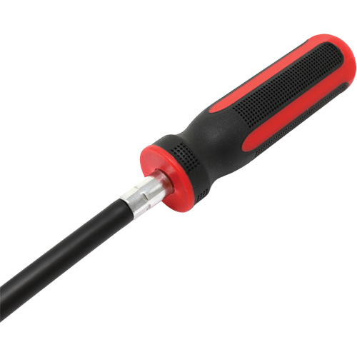 Tournevis flexible extra-long avec adaptateur carr&eacute; 1/4" x hexagonal 1/4" Kelford