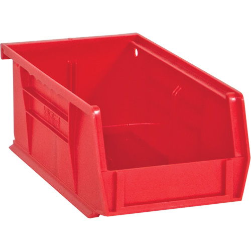 Bacs Hook-On Bins, 4" la x 3" H x 7" p, Rouge, Capacit&eacute; 10 lb Kelford
