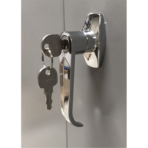 Armoire de rangement, Acier, 4 Tablettes, 66" h x 30" la x 15" P, Gris Kelford