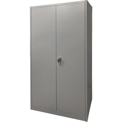 Storage Cabinet, Steel, 4 Shelves, 78" H x 36" W x 24" D, Grey Kelford