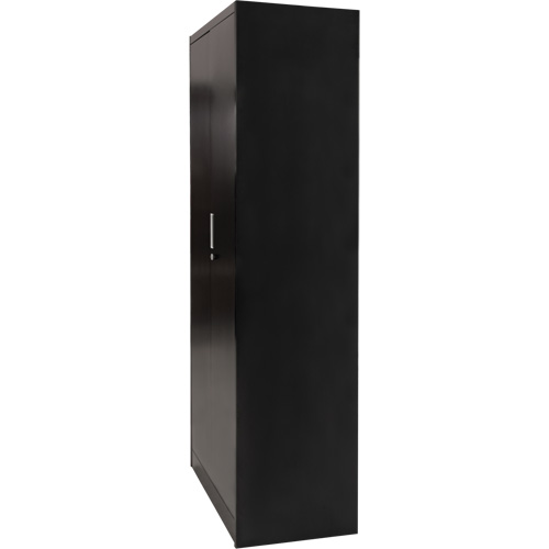 Combination Storage Cabinet, 36" W x 18" D x 72" H, Black Kelford