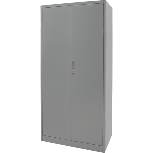 Hi-Boy Storage Cabinet, Steel, 4 Shelves, 72" H x 36" W x 18" D, Grey Kelford