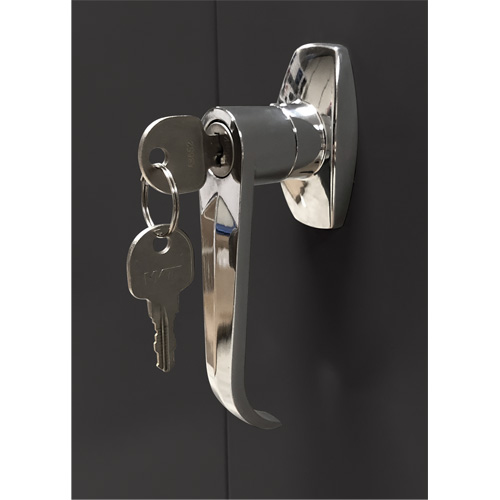 Storage Cabinet, Steel, 4 Shelves, 78" H x 36" W x 24" D, Black Kelford