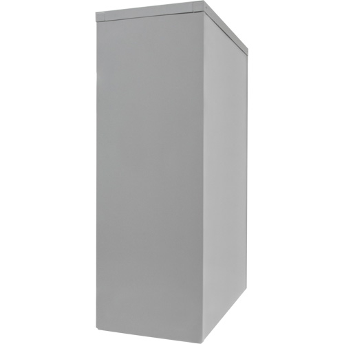 Armoire de rangement &agrave; hauteur de comptoir, Acier, 2 Tablettes, 42" h x 30" la x 15" P, Gris Kelford