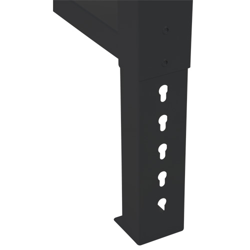 Pattes d'&eacute;tabli pour service industriel, Acier, 24" p x 34" h, Simple Kelford