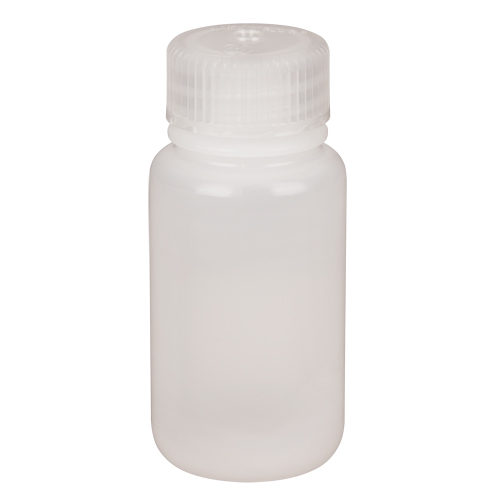 Wide-Mouth Bottles, Round, 2 oz., Plastic Kelford