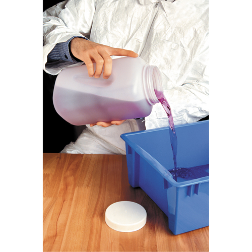 Bottles, Round, 128 fl. oz., Plastic Kelford