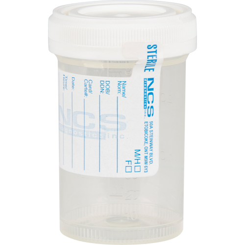 Contenant st&eacute;rile de 90ml, Transparent Kelford