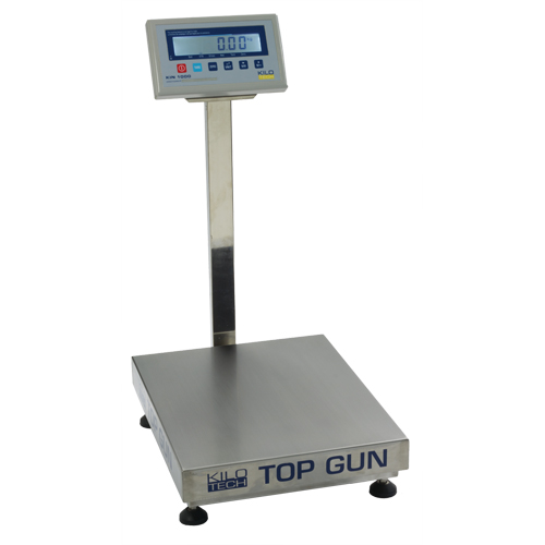 Top Gun Electronic Platform Scales, 18" L x 12" W, 300 lbs. Capacity Kelford